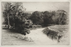 En solnedgång i Irland, 1863. av Francis Seymour Haden