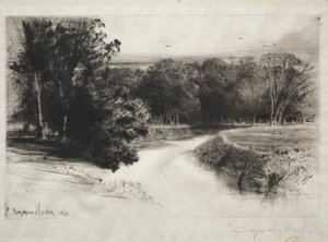 En solnedgång i Irland, 1863. av Francis Seymour Haden