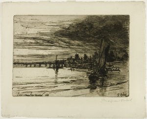 Battersea Bridge av Francis Seymour Haden