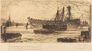 Upplösning av Agamemnon av Francis Seymour Haden
