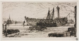 Upplösning av Agamemnon av Francis Seymour Haden