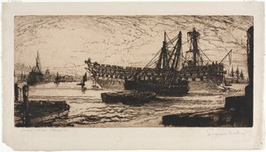 Upplösning av Agamemnon av Francis Seymour Haden