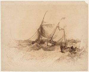 Calais Pier av Francis Seymour Haden