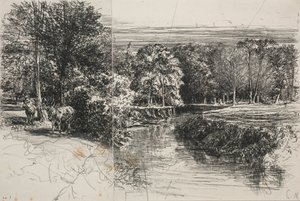 Dundrum River and the Two Asses, 1863.