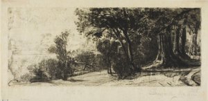 Tidig morgon, Richmond Park av Francis Seymour Haden