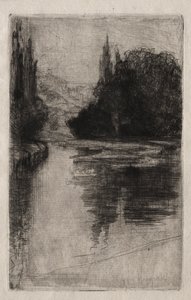 Kväll av Francis Seymour Haden