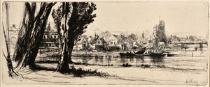 Fulham (etsning) av Francis Seymour Haden