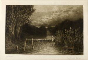 Harrfiske av Francis Seymour Haden