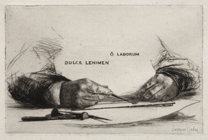 Handets etsning, 1865. av Francis Seymour Haden