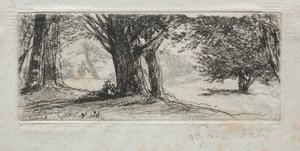Holly Field av Francis Seymour Haden