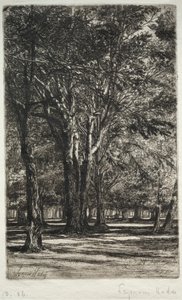 Kensington Gardens (The Larger Plate) av Francis Seymour Haden