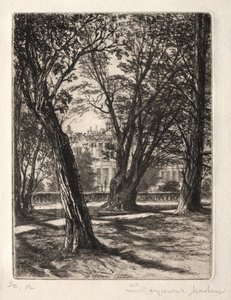Kensington Gardens (den lilla plattan) av Francis Seymour Haden