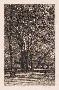 Kensington Gardens, nr 2 (The Larger Plate) av Francis Seymour Haden