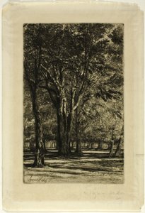 Kensington Gardens, nr II (stor tallrik) av Francis Seymour Haden