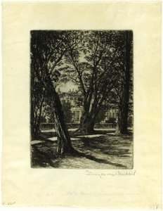 Kensington Gardens, nr. I (liten tallrik) av Francis Seymour Haden