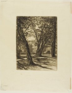 Kensington Gardens, nr. I (liten tallrik) av Francis Seymour Haden
