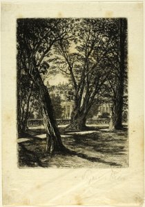 Kensington Gardens, nr. I (liten tallrik) av Francis Seymour Haden