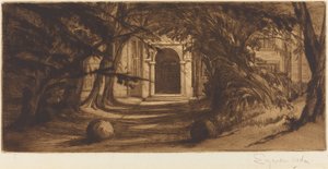Mytton Hall av Francis Seymour Haden