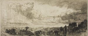 Utanför studiefönstret av Francis Seymour Haden