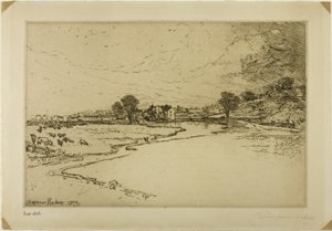 Sawley Abbey av Francis Seymour Haden