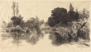 Shere Mill Pond (den större plattan) av Francis Seymour Haden