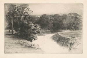 Solnedgång på Irland av Francis Seymour Haden