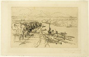 Amstel, nr II av Francis Seymour Haden