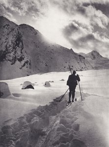 Östra Alperna: Eftermiddag på Rosegglaciären (s/v foto)