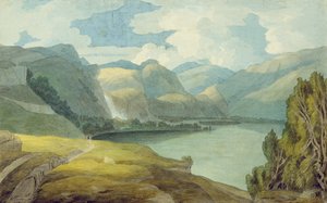 Derwentwater ser söderut av Francis Towne