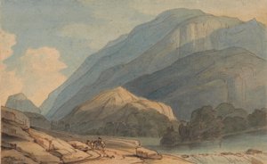 Ingången till Borrowdale av Francis Towne