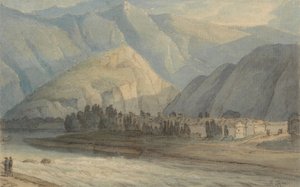 Grange vid spetsen av Keswick Lake av Francis Towne