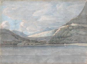 Utsikt över Comosjön den 27 augusti 1781. av Francis Towne