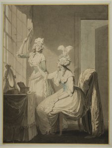 Damen och getingdrottningen av Francis Wheatley