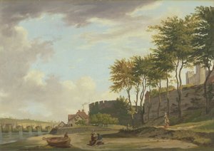 Medway i Rochester av Francis Wheatley