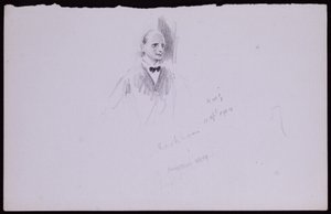 Porträtt av Arthur Rackham av Francis Wilfred Lawson