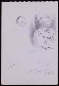 Porträtt av Basil Oliver av Francis Wilfred Lawson
