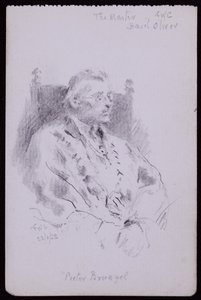Porträtt av Basil Oliver av Francis Wilfred Lawson