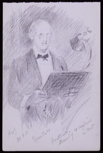 Porträtt av DS MacColl av Francis Wilfred Lawson