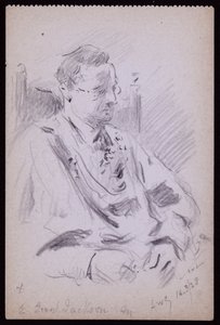Porträtt av Ernest Jackson av Francis Wilfred Lawson