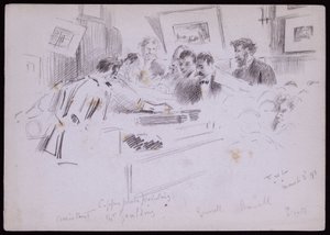 Porträtt av F. Demonstration Goulding av Francis Wilfred Lawson