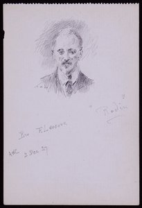 Porträtt av Frederick Lessore av Francis Wilfred Lawson