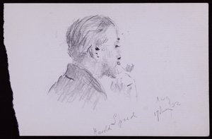 Porträtt av Harold Speed av Francis Wilfred Lawson