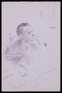 Porträtt av Harold Speed av Francis Wilfred Lawson