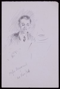 Porträtt av Hope Bagenal av Francis Wilfred Lawson