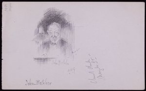 Porträtt av John Belcher av Francis Wilfred Lawson