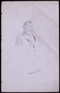 Porträtt av John Brett av Francis Wilfred Lawson