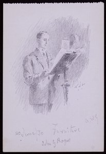 Porträtt av John G Rogers av Francis Wilfred Lawson
