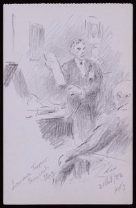 Porträtt av Laurence Turner av Francis Wilfred Lawson