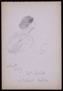 Porträtt av fru Arundel Esdaile av Francis Wilfred Lawson