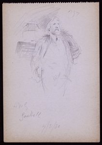 Porträtt av Percival Gaskell av Francis Wilfred Lawson